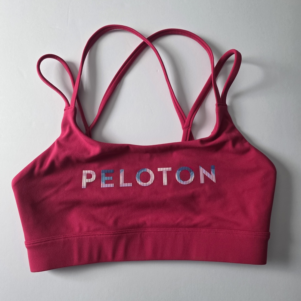 Peloton Cadent Strappy Elevate Bra in Magenta Hot Pink - Small - Picture 3 of 9